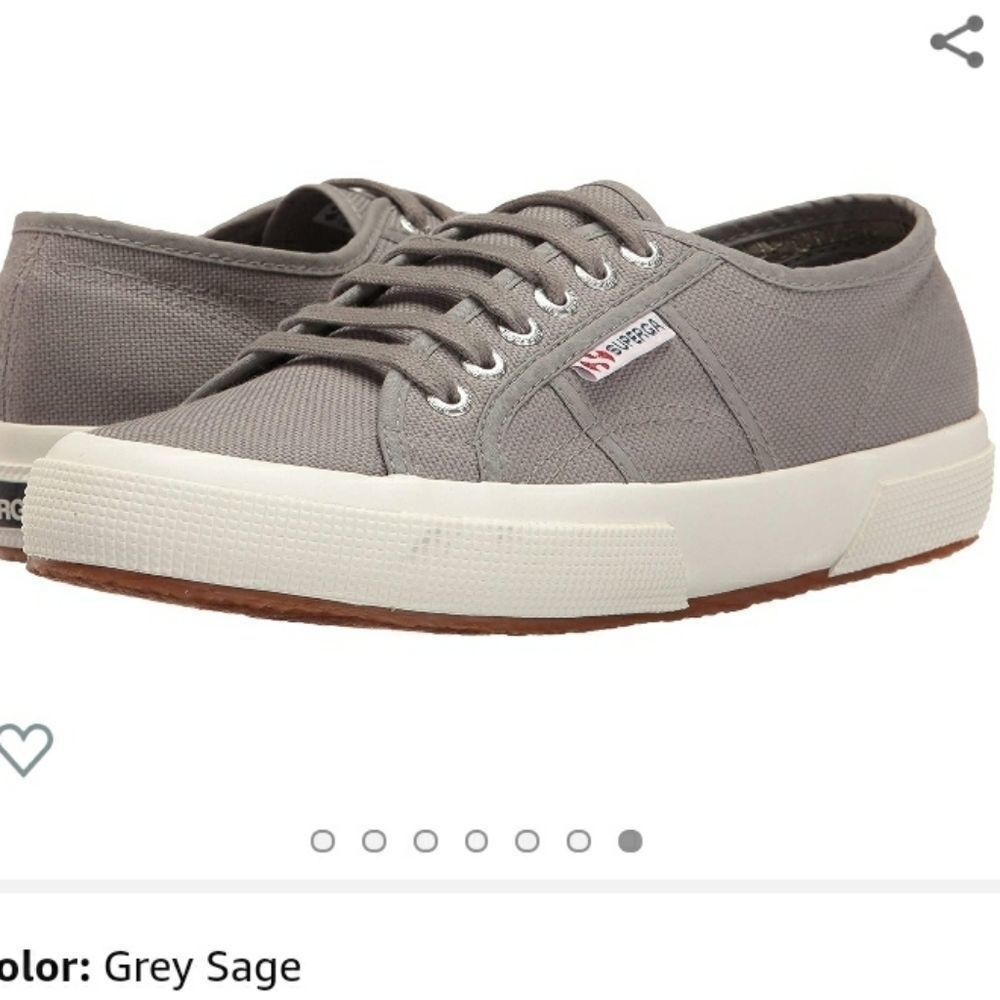 Superga Womens 2750 Cotu‎ Classic Grey Sneakers